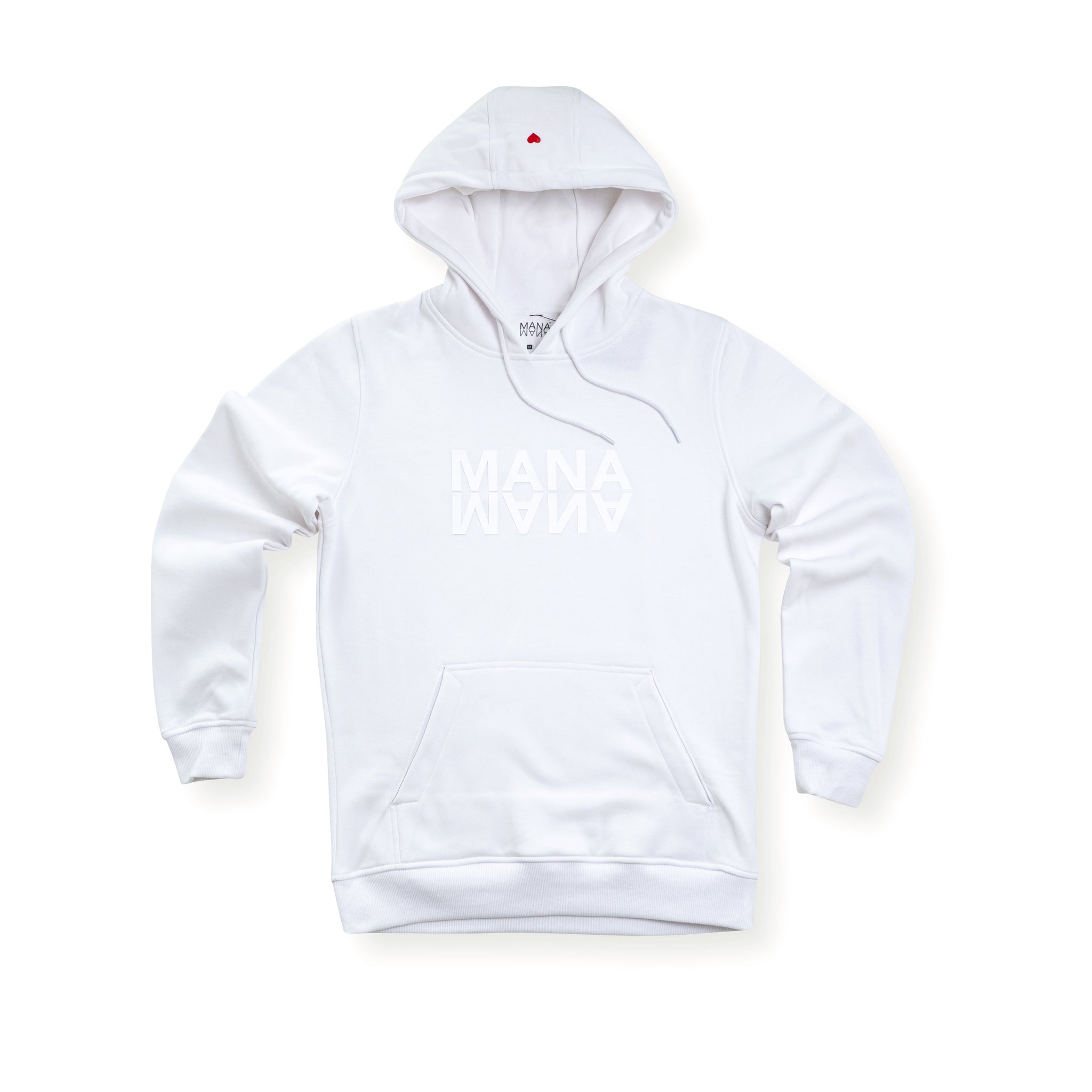 Men's 3D Logo Hoodie White
